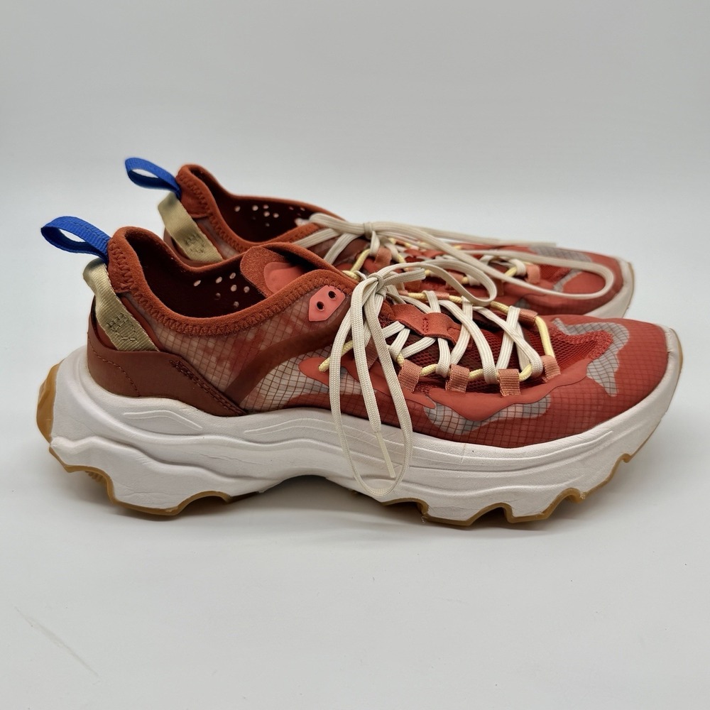 Sorel Shoes Women's Red 9 Kinetic Breakthru Tech Lace Up Trail Sneaker Running - Picture 4 of 9